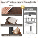 Multi-level Cat Tree for Indoor Cat 59.5 inch Tall Cat Tower with Cushion Top Perch