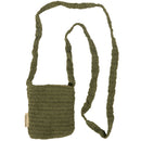 Mushroom Crossbody Bag | Cotton Shoulder Sling Handbag | 6" x 8"