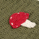 Mushroom Crossbody Bag | Cotton Shoulder Sling Handbag | 6" x 8"