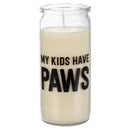 My Kids Have Paws Cat Mom Box Sign And Candle Giftable Set