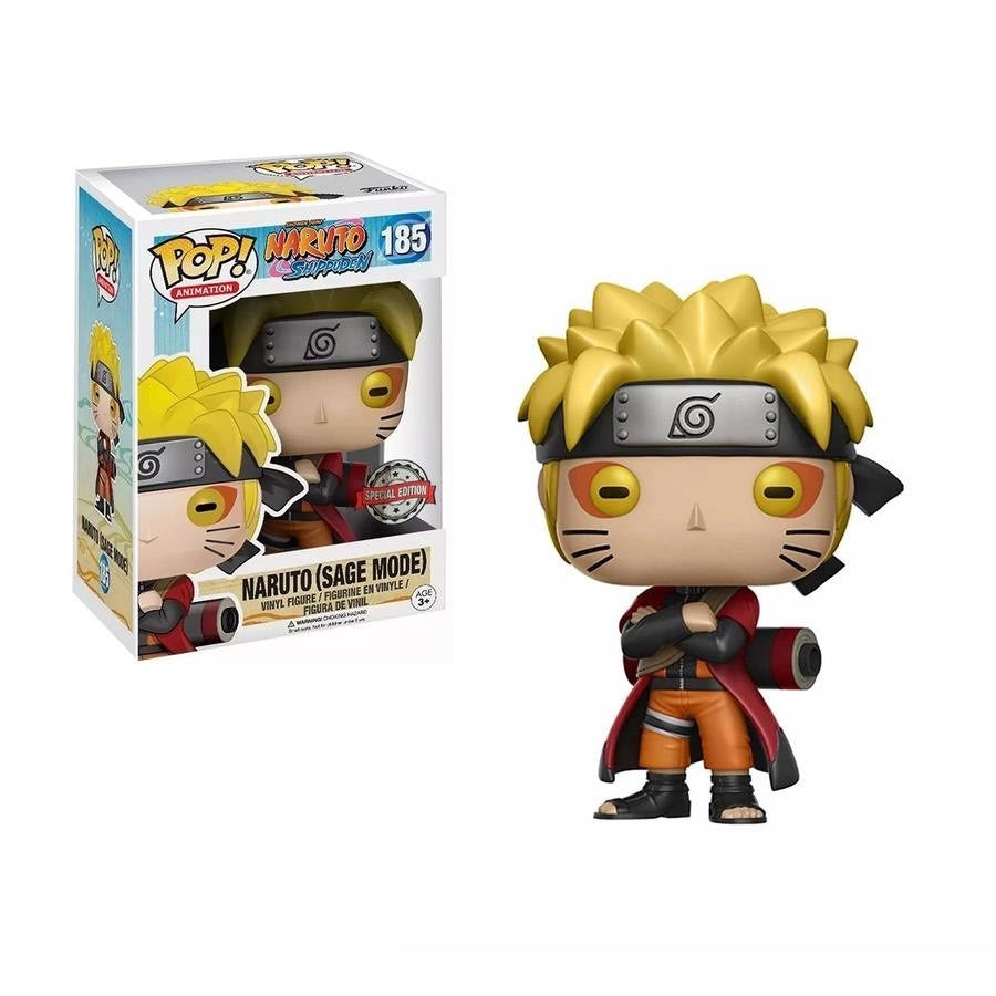 Funko POP! Naruto Shippuden - Naruto (Sage Mode) Vinyl Figure #185 Special Edition Exclusive [READ DESCRIPTION]