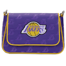 Loungefly: NBA LA Lakers Debossed Logo Cross Body Bag