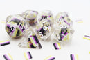 Foam Brain Games Pride Flag RPG Dice Set