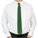 Necktie Standard - AQUAMAN Classic Icon Monogram Greens Gold