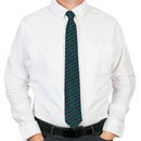 Necktie Standard - Joker HAHAHA Repeat Purple Green
