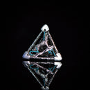 NYCC Exclusive Sterling Silver Dice Set - Blue