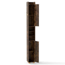 Narrow Bathroom Storage Cabinet with Shelves & Paper Holder