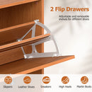 Narrow Shoe Cabinet with Adjustable and Removable Shelves for Entryway Foyer