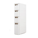 Narrow Storage Cabinet with Drawers and Removable Dividers