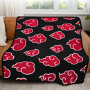 Naruto Shippuden Anti Leaf Clouds Akatsuki Throw Blanket 50in By 60in