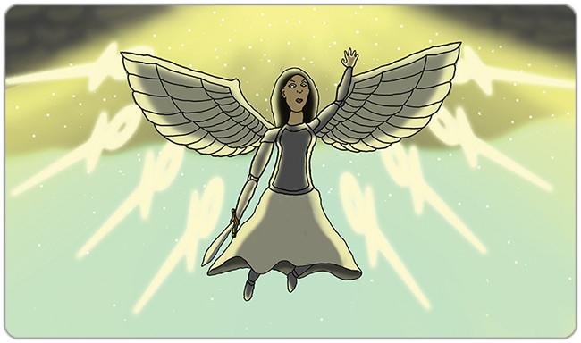 Angel of Blades Playmat