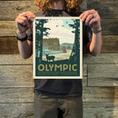 Olympic National Park (63 National Parks) Art Print