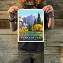 Yosemite National Park: Golden Vista (63 National Parks) Art Print