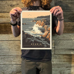 Acadia National Park: Secrets of the Sea (63 National Parks) Art Print