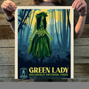 Haleakala National Park: Green Lady (Legends & Monsters) Art Print