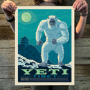 Tibet: Yeti (Legends & Monsters) Art Print