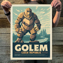 Czech Republic: Golem (Legends & Monsters) Art Print