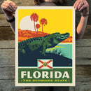 Florida (State Pride) Art Print