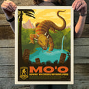 Hawai'i Volcanoes National Park: Mo'o (Legends & Monsters) Art Print