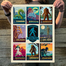 National Parks Legends Multi-Image 4 (Legends & Monsters) Art Print