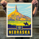 Nebraska (State Pride) Art Print