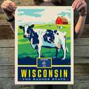 Wisconsin (State Pride) Art Print