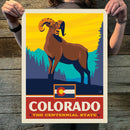 Colorado (State Pride) Art Print