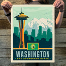 Washington (State Pride) Art Print