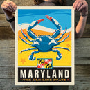 Maryland (State Pride) Art Print