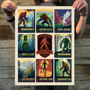 National Parks Legends Multi-Image 3 (Legends & Monsters) Art Print