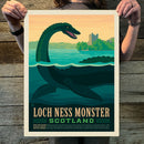 Scotland: Loch Ness Monster (Legends & Monsters) Art Print