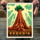 Sequoia National Park: At the Foot of Sherman (63 National Parks) Art Print