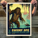 Everglades National Park: Swamp Ape (Legends & Monsters) Art Print