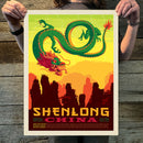 China: Shenlong Dragon (Legends & Monsters) Art Print