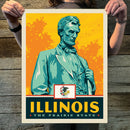 Illinois (State Pride) Art Print