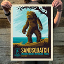 Indiana Dunes National Park: Sandsquatch (Legends & Monsters) Art Print