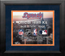 MLB Baseball Photo Picture Frame Kit - Detroit Tigers (Navy Matting, Orange Trim)