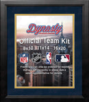 NBA Basketball Photo Picture Frame Kit - Indiana Pacers (Navy Matting, Yellow Trim)