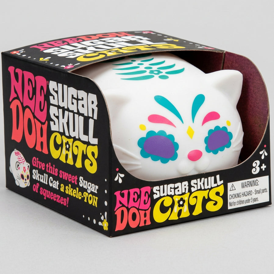 Schylling Nee-Doh Sugar Skull Cool Cats (Blue)