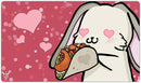 Taco Bunny Loves You Playmat