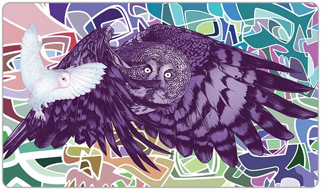 Flying Over Skulls Playmat