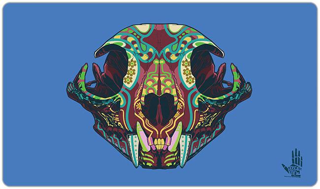 Sugar Lynx Skull Playmat