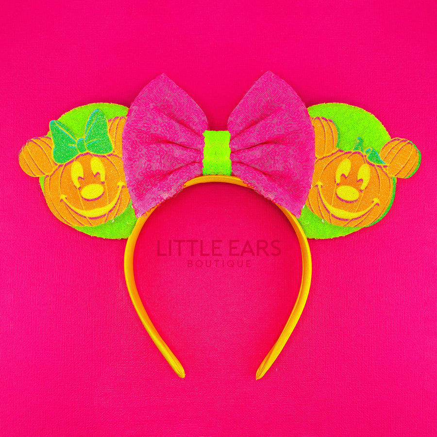 Neon & Minnie Pumpkin Ears