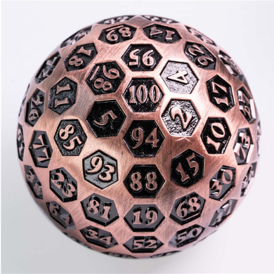 45mm Metal D100 - Inscribed Copper