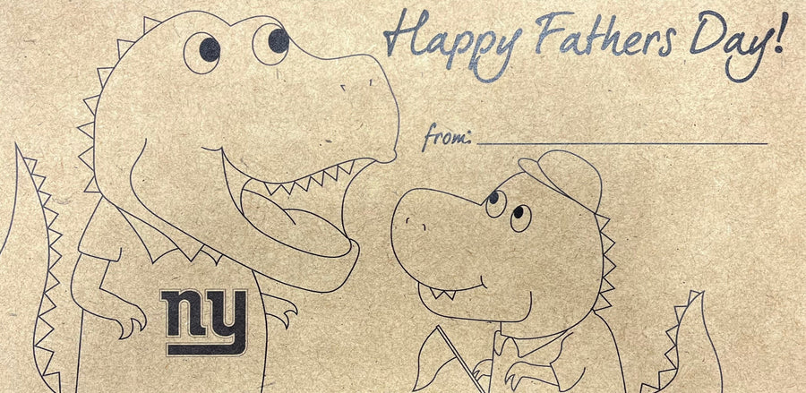 New York Giants Father's Day Coloring 6