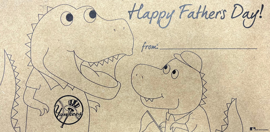 New York Yankees Father's Day Coloring 6