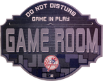 New York Yankees 12" Game Room Wood Sign