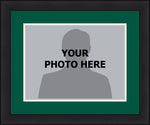 MLB Baseball Photo Picture Frame Kit - Oakland Athletics (Green Matting, White Trim)
