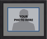 MLB Baseball Photo Picture Frame Kit - Seattle Mariners (Gray Matting, Navy Trim)