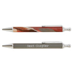 Next Chapter Pen Set | Set of 2 Giftable Stylish Ballpoint Pens in Box | Refillable